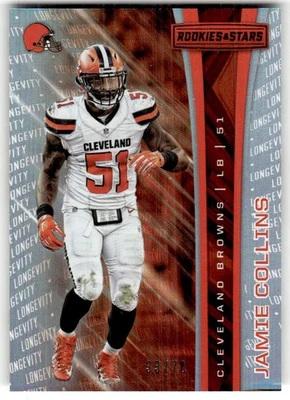 2017 Panini Rookies & Stars Jamie Collins Longevity #/70 #145 - Image 1 of 2