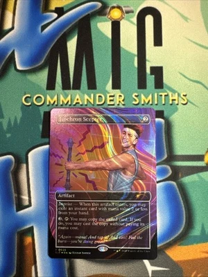 Isochron Scepter ✨ Borderless HALO FOIL ✨ MTG NM (0036) Encyclopedia Secret Lair - Image 1 of 2
