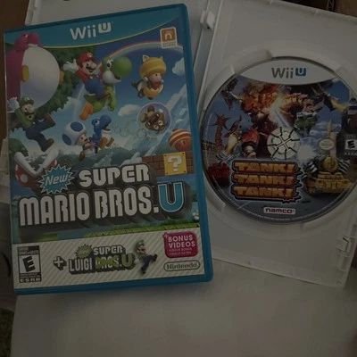 Supper Mario Bros. U And Tank! Tank! Tank! Wii U Bundle. - Image 1 of 4