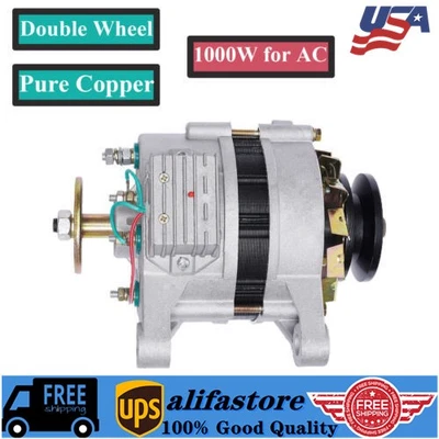 1000W 12V Low Rpm PMA Permanent Magnet Silicon Rectifier Generator Copper - Image 1 of 4