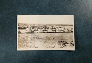 RPPC COLUMBUS NM Camp Furlong Mexican Border Campaign Echtfoto Postkarte 1916 - Bild 1 von 9