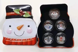 2022 A TRADITIONAL CHRISTMAS 50p PENCE COIN SET BUNC LTD EDITION FREE POST & PAC - Picture 1 of 11