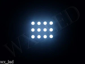 White 12 LED Map Dome Panel Light 211-2 578 194 Ba9 194 - Bild 1 von 1