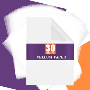 Carbon Paper for Tracing Graphite Transfer-Paper 30 Pcs Black A4 8.27X11.81 Inch - Picture 1 of 18