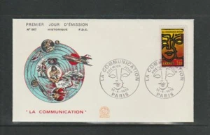 France 1976 SG2133 FDC (Paris)-"Communication"-Talking - Picture 1 of 1