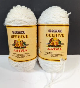 Hilo acrílico Patons BEEHIVE Astra 2 madejas nuevas 50 g blanco roto COL 2789 - Imagen 1 de 5