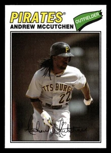Andrew McCutchen ⚾ 2012 Topps Archives pegatina de tela #77C-AM Pittsburgh Pirates - Imagen 1 de 2