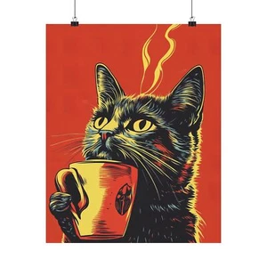 Pop Art Cat - Matte Poster - Picture 1 of 4
