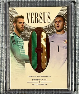 2020 Futera Versus DAVID DE GEA KEYLOR NAVAS Game Used Jersey Card /35 - Picture 1 of 2