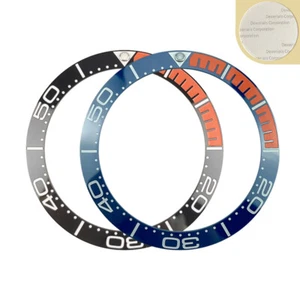 Inserto de bisel de cerámica azul negro 38 mm para reloj de buceo Sea-master SKX007 naranja - Imagen 1 de 8