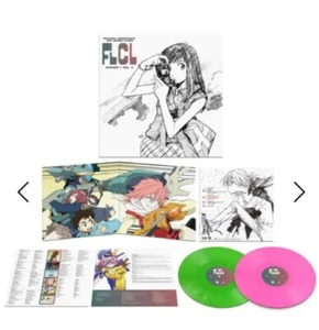 The Pillows - FLCL Season 1 Vol. 2 Soundtrack Pink Green Color Vinyl 2LP x/1500 - Foto 1 di 2