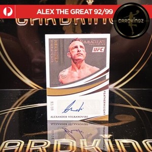 2021 Panini Immaculate Alexander Volkanovski Auto  Heralded  #HS-AVK 92/99