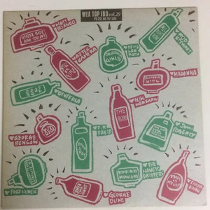 A4 lp JAPAN PROMO VARIOUS ARTISTS WEA TOP 100 VOL 20 MADONNA FOGERTY FOREIGNER - Picture 1 of 4