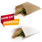 White & Brown Kraft Paper Bags for Takeaway Food Vegetables & Grocery