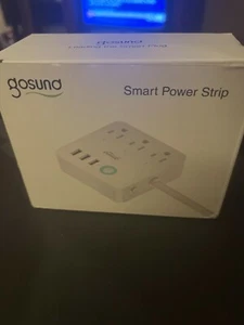 Gosund Smart Power Strip Work W/ Alexa Google Home, Smart Plug Mini WiFi New - Picture 1 of 3