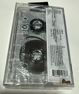 Olivia Rodrigo Sour Clear Cassette NEW and SEALED - Image 1 of 3