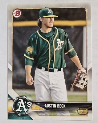 2018 Bowman - Prospects #BP6 Austin Beck (RC) - Image 1 of 2