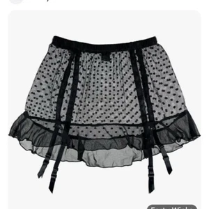 Escante Lingerie Black Lace Garter Belt Size Medium - Picture 1 of 5