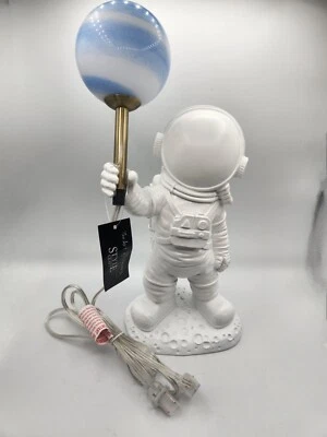 Astronaut Table Lamp Resin Light Bedroom Light Space Moon Gift - Image 1 of 4