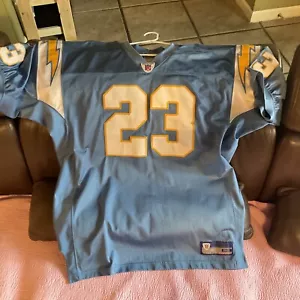 Maglietta alternativa San Diego Chargers Quentin Jammer Reebok 52 Reebok sul campo - Foto 1 di 8