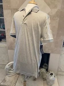 Camisa Polo Para Hombre Negra y Marrón 1826 Manga Corta S Pequeña Nueva Con Etiquetas $60.00 Gris Claro - Imagen 1 de 12