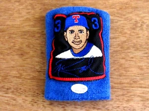 ALEX RODRIGUEZ 2003 GAME USED #3 TEXAS RANGERS RARE GAME USED WRISTBAND AROD COA - Picture 1 of 5