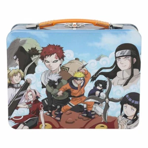Naruto Characters Tin Tote Lunchbox NEW - Picture 1 of 2