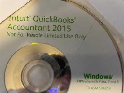 Quickbooks 2015 Intuit Windows CD Software Student NEW SEALED Accounting Scott - Image 1 of 4
