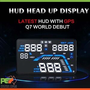 New Q7 5.5" Head Up Display GPS Windscreen Speedometer Projector For BMW X3 X5