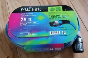 FITT HiFlo 25' Lightweight compact RV Camper Drinking Water Safe Hose - Picture 1 of 3