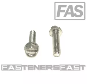 (25) 1/4-20x1 Stainless Steel Slotted Hex Washer Head Machine Screws 18-8 - Bild 1 von 5