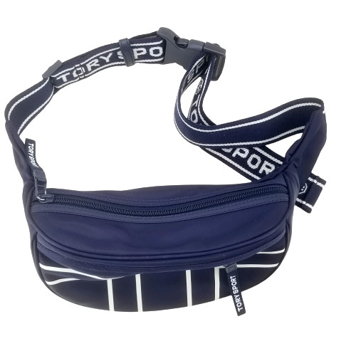 TORY SPORT Appliquéd recycled ripstop shoulder bag