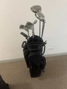 Complete Golf Set: Driver, Wood, Hybrid, Irons, Wedge Putter, Travel bag, Ect. - Picture 1 of 17