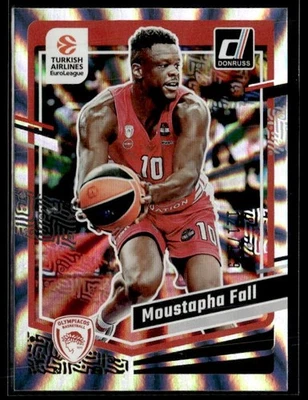 L57,481 - 2023-24 Donruss EuroLeague Holo Laser #123 Moustapha Fall /149 - Image 1 of 2