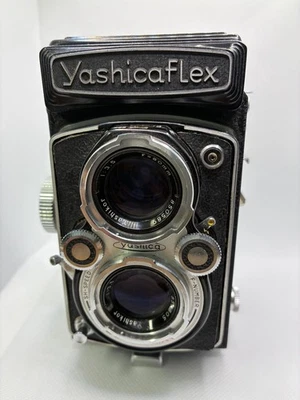 [Exc+５] Yashica Yashicaflex 6x6 TLR Twin Film Camera 80mm 3.5 From JAPAN - Image 1 of 4