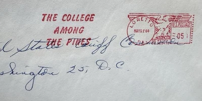 US University Meter Cover (134) +1964 Saint Francis College +College Among Pines - Image 1 of 3