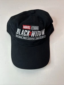 Black Widow Mütze Kappe Riemen hinten Marvel Studios roter Teppich Fan Event Promo, neu!! - Bild 1 von 5