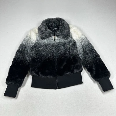 Abrigo Chaqueta Bomber Sam Edelman Ombre Piel Sintética Mujer’s Talla Mediana Foto 1 de 4