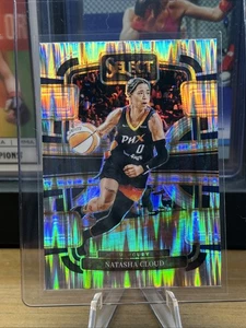 Natasha Cloud 2024 Panini Select WNBA Silver Flash Prizm Card-#37 Mercury - Picture 1 of 3