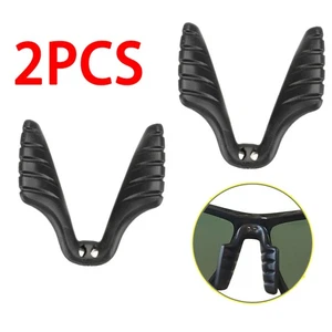 1 Pairs Anti-slip silicone Stick On Nose Pads For Eyeglasses Sunglasses Glasses - Picture 1 of 7