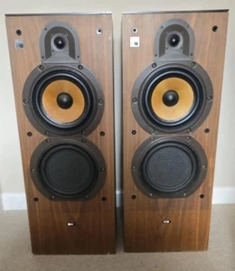 Par de Altavoces Estéreo B&W DM2000 Hi-Fi De Colección Bowers Wilkins Audiophile - Imagen 1 de 13