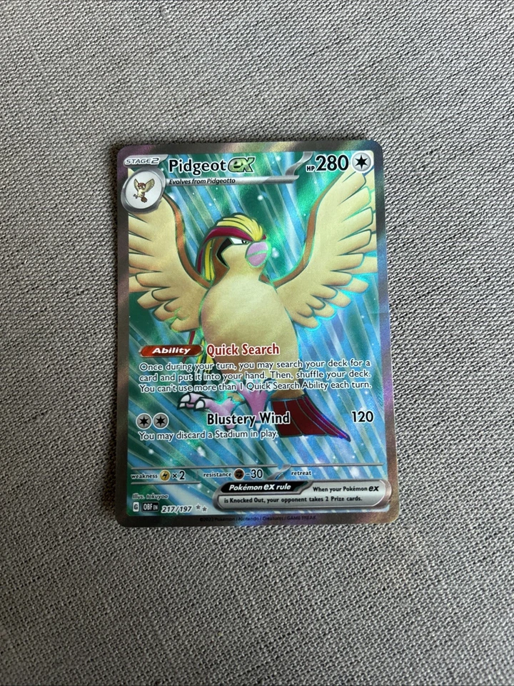 Pidgeot ex 128/108 Sv3: Ruler of the Black Flame Holo (Japanese) - Image 1 of 1
