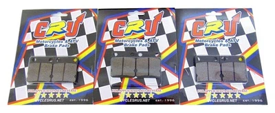 3 juegos de pastillas de freno delanteras CRU para Polaris 1987 Trail Boss 250 reemplazo FA84 Foto 1 de 4