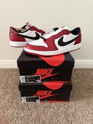 Nike Air Jordan 1 Retro OG Low “Chicago” Rojo Negro (Talla 11) ¡NUEVO! Foto 1 de 4
