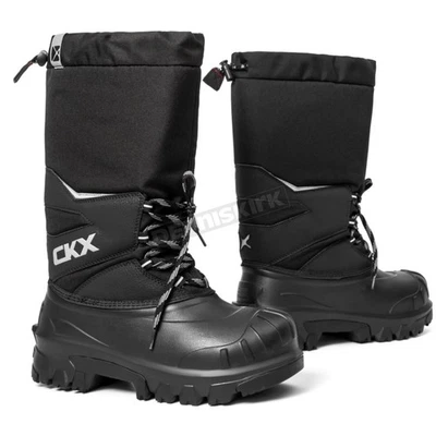 Botas de moto de nieve CKX negras Muk Lite Evolution (hombre talla 10) 033366 Foto 1 de 4