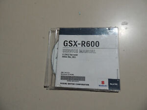SUZUKI GSX R 600 L1 2011  Werkstatthandbuch CD Windows XP