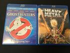 Heavy Metal Animated Movie 1981 + Ghostbusters BLU RAY FREE SHIPPING 