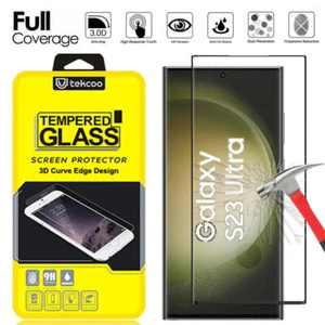 Protector de pantalla de vidrio ultra templado para Samsung Galaxy S23/S23+/S23 cubierta completa - Imagen 1 de 9