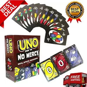 Uno No mercy Game Board Games UNO Cards Table Family Party Entertainment UNO Gam - Picture 1 of 3