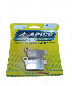 APICO GOLDFREN REAR BRAKE PADS YAMAHA YZ WR KX RM SE EC SUZUKI KAWASAKI GASGAS - Picture 1 of 10